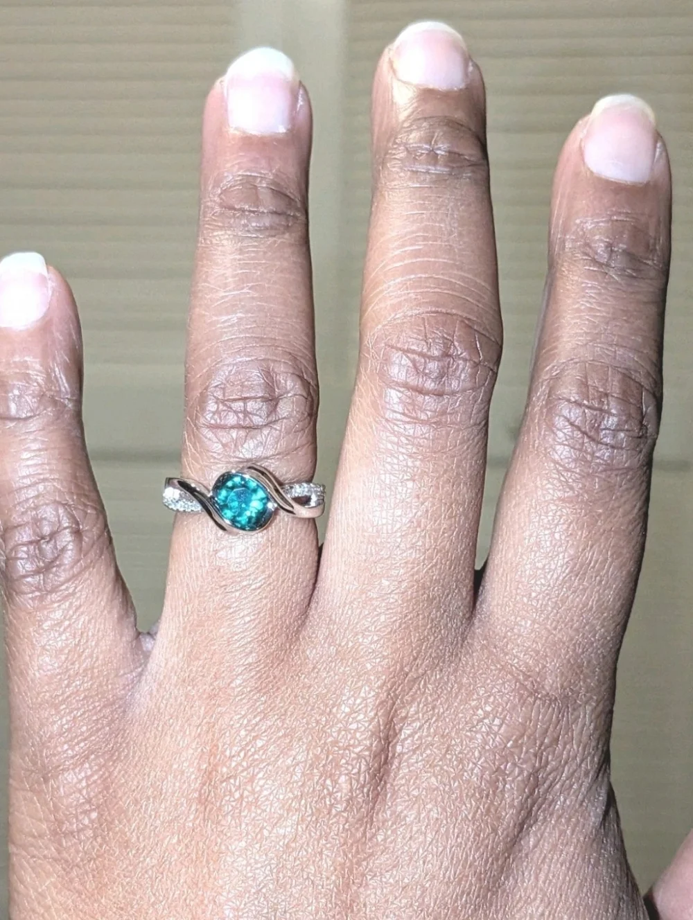 2Ct Round Cut Lab Created Emerald Women's Minimalist Ring 14K White Gold Plated